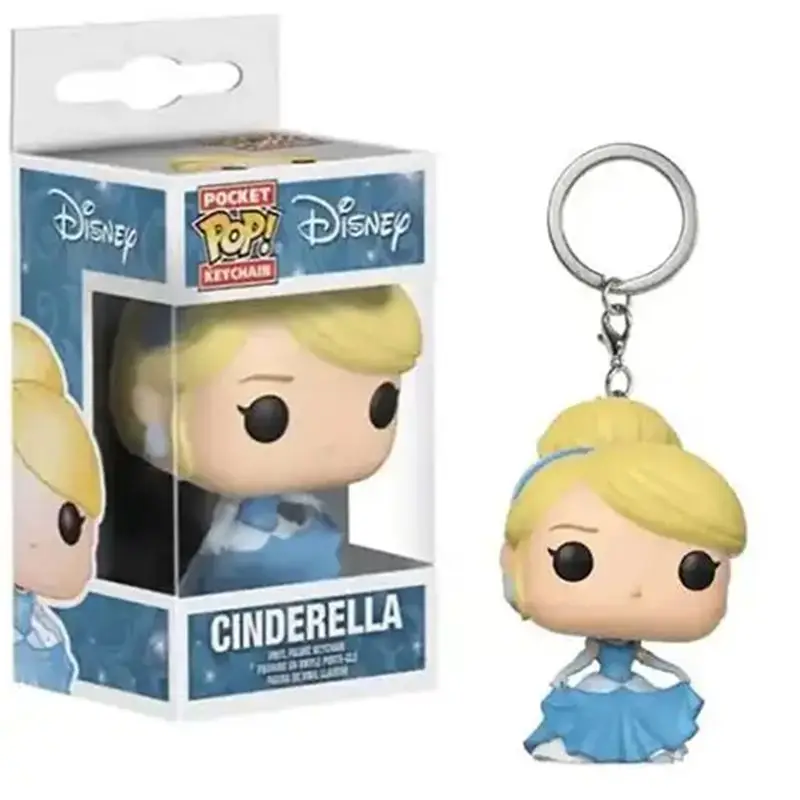 Funko pop Jasmine priness Keychain PVC Action Figure Collection Model Toys For Children birthday gift