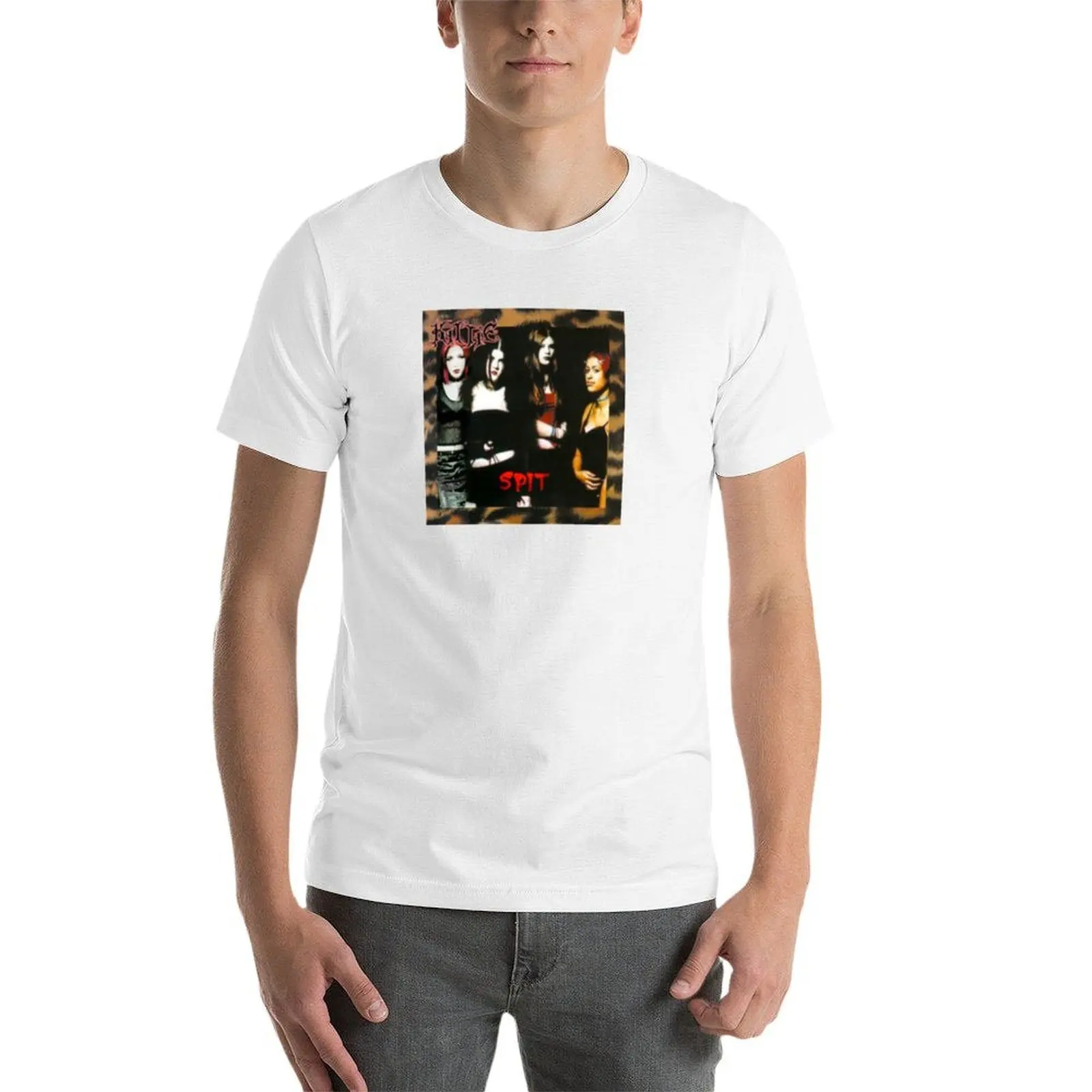 كيتي باند 33333 تي شيرت قطن تي شيرت رجل أنيمي تي شيرت كبير الحجم