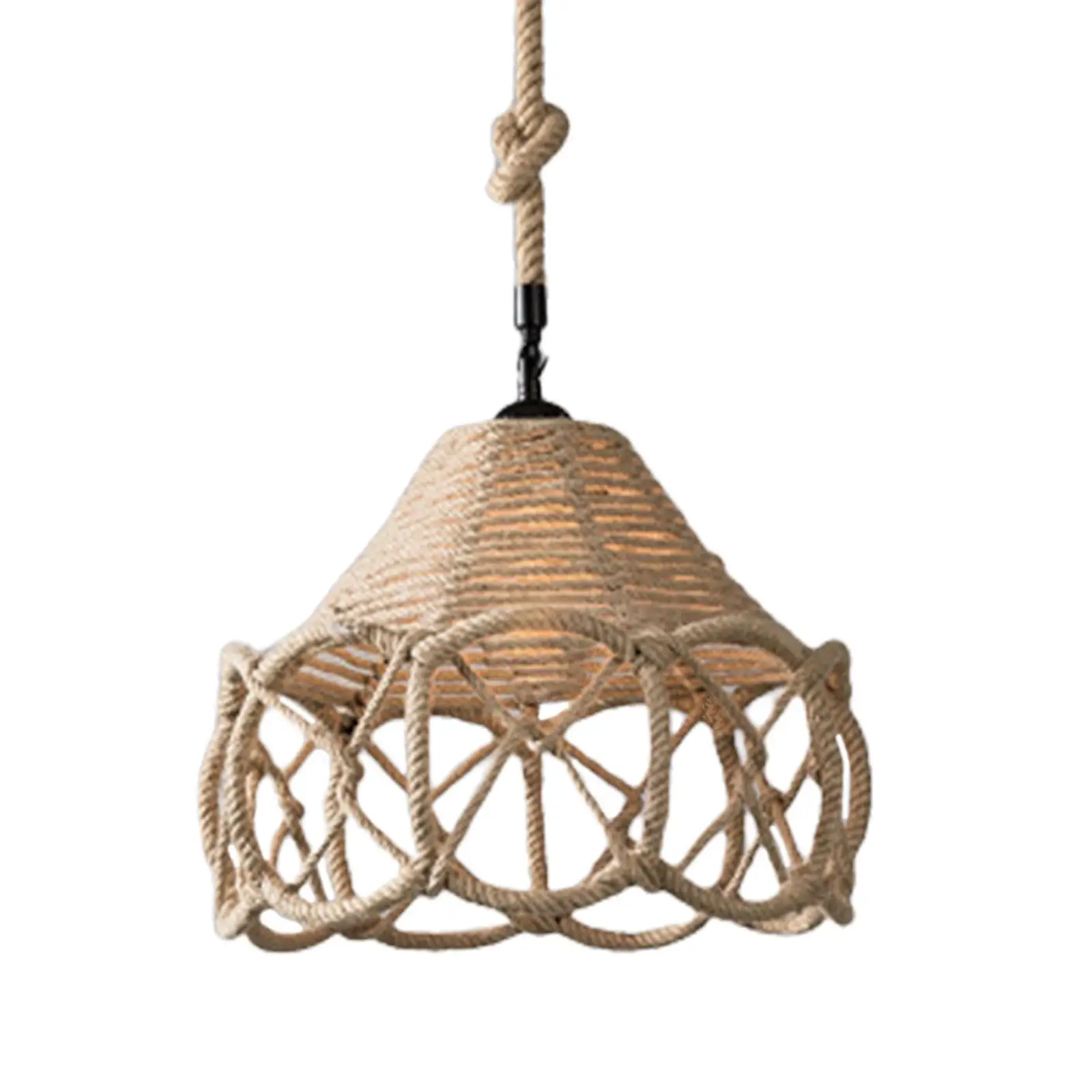 

Industrial Woven Pendant Light Hanging Light Fixture for Farmhouse Kitchen