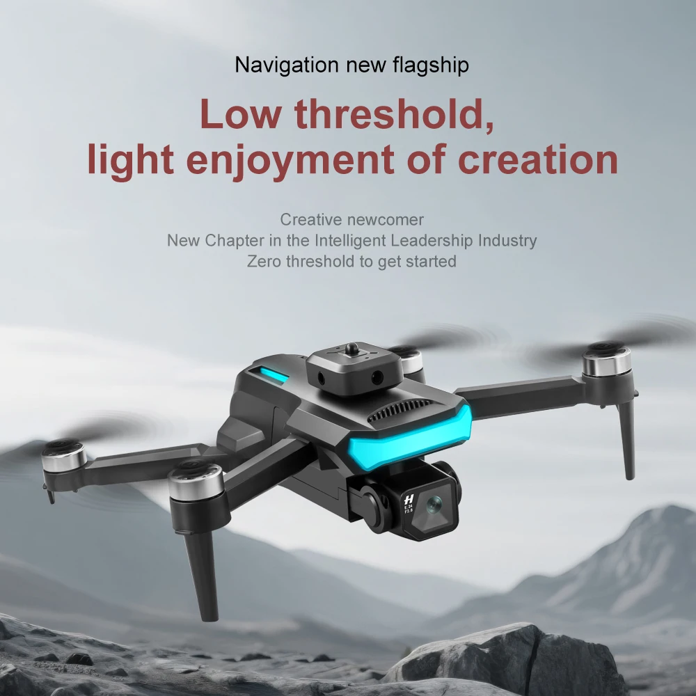 

Новый дрон K MAX FPV с бесщеточным двигателем камеры 4K 360° ° Предотвращение препятствий, оптическое позиционирование потока, мини-дрон, камера, самолет