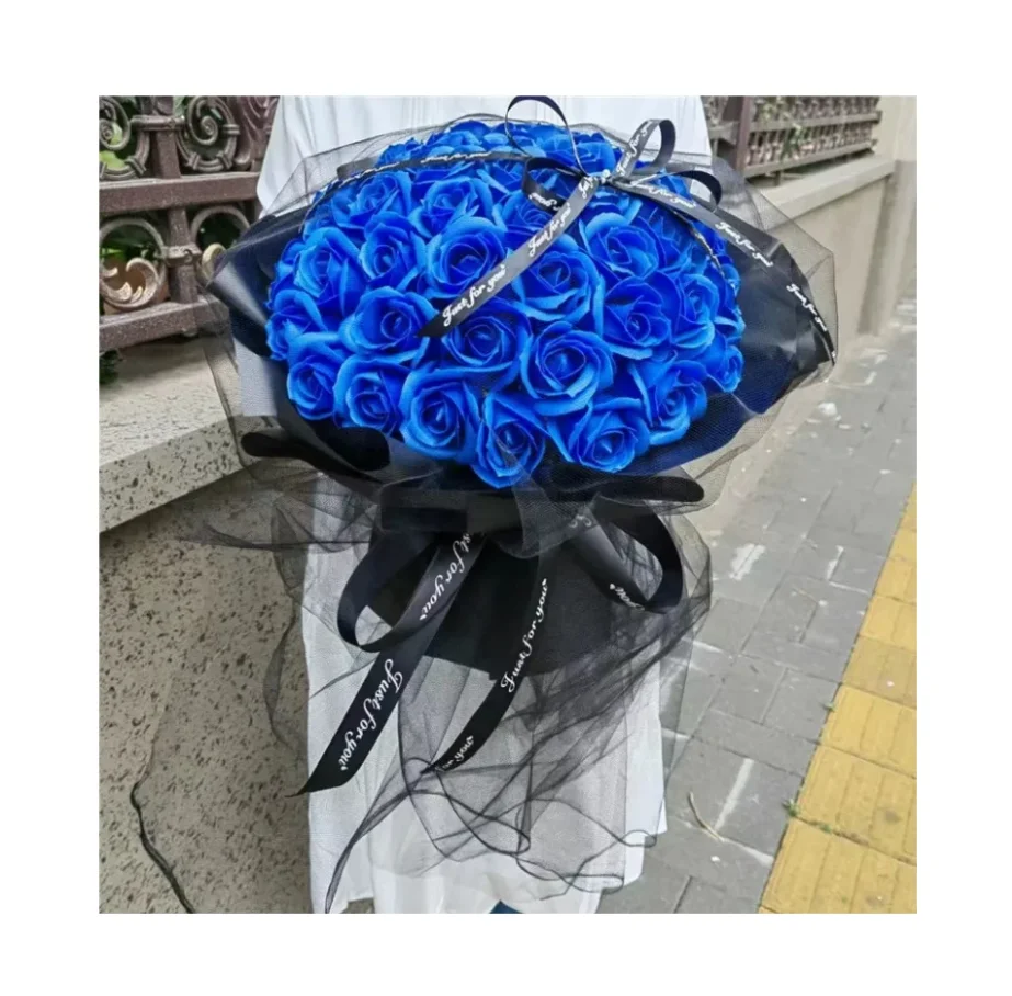 

Aqumotic 52/99 искусственный букет роз, цветок роз, долгосрочный букет Рамос де Флорес, большой букет, цветы на день матери