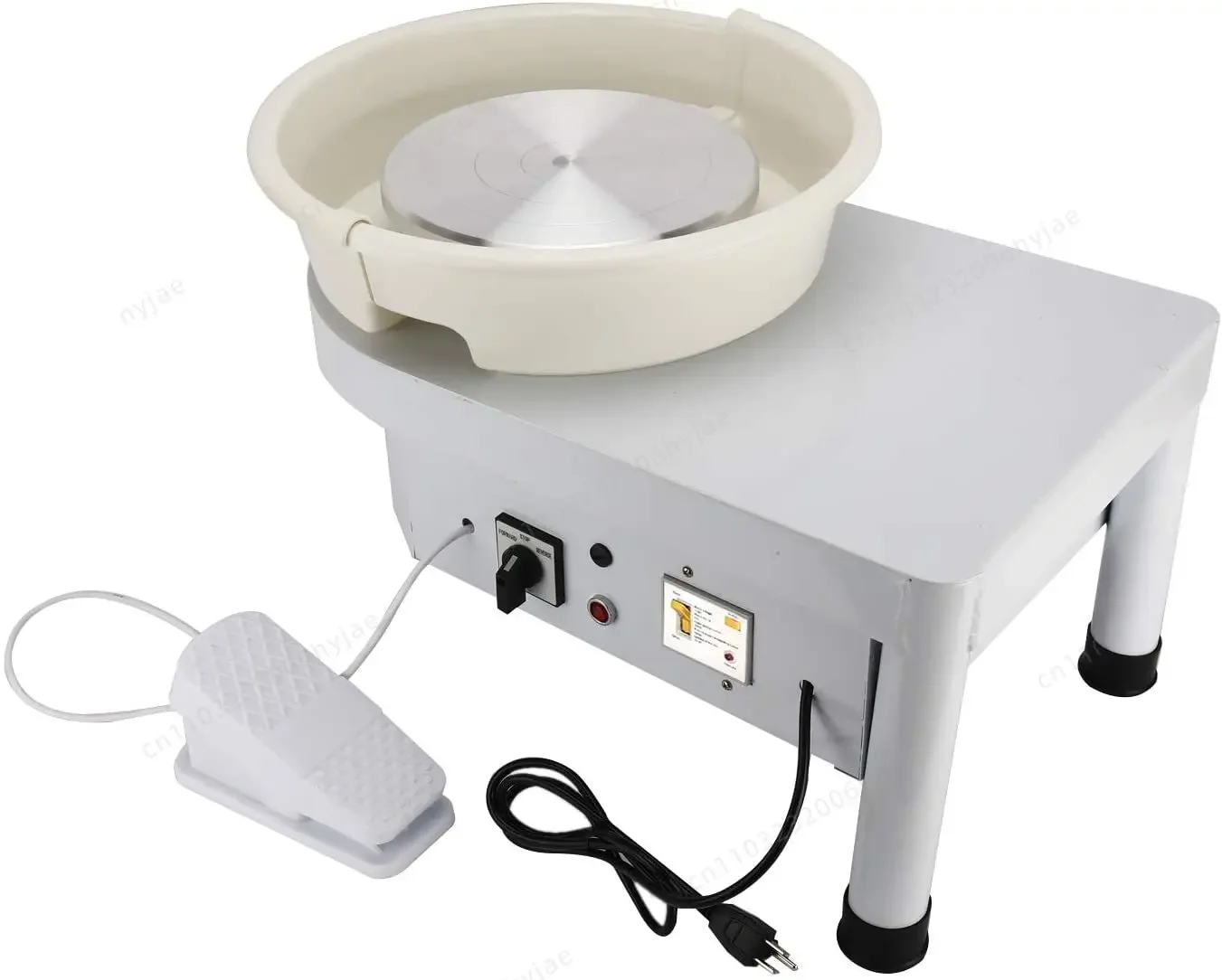 

Bview Art 9.8" Electric Table Top Pottery Wheel Machine 25CM 350W DIY Ceramic Clay Wheel
