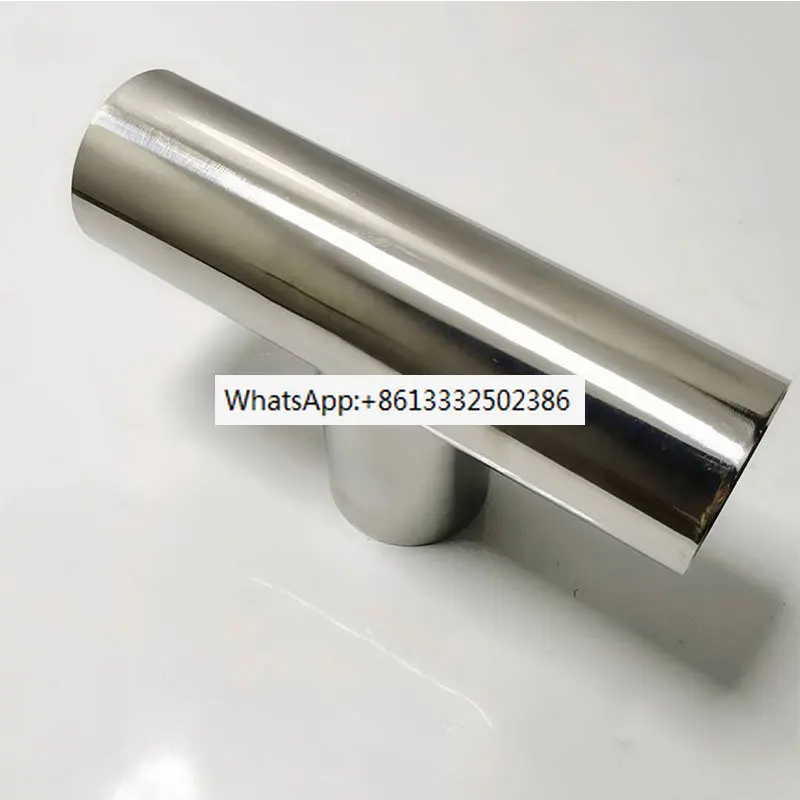 

2pcs Extended Tee/304 Stainless Steel/Equal Tee/Welded Pipe Joint/Reducing T-shaped Automatic Welding