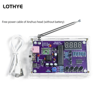 FM Radio Production Kit Circuit Board RDA5807S DIY Electronic Kit 5V / 3V Dual Power Supply 87-108MHz School Teaching Training