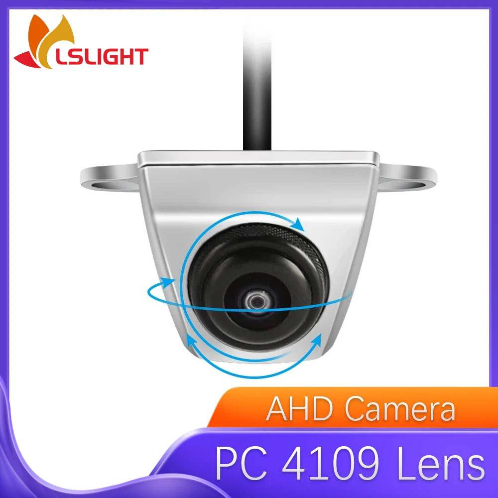 Автомобиль 360° °   Вращающаяся подвесная камера 1280*720P HD AHD, камера ночного видения «рыбий глаз», переключаемая передняя камера заднего вида, объектив PC4109