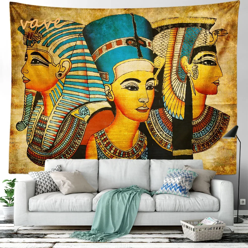 Egypt Indian Mandala Tapestry Wall Hanging Bohemian Hippie Room Decor Large Fabric Tapestry Aesthetic Dorm Home Decoration
