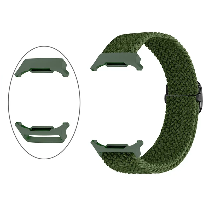 Cinturino ad anello intrecciato per Samsung Watch 7 ultra band 47mm accessori Bracciale sportivo in nylon correa Samsung Galaxy Watch 7 ultra cinturino