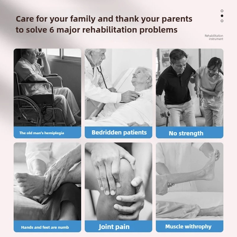 Folding Rehabilitation Trainer, Digital Resistance-Free Pedal Bike,  Shockproof Leg Exerciser, Upper Lower Limb Fitness Tool