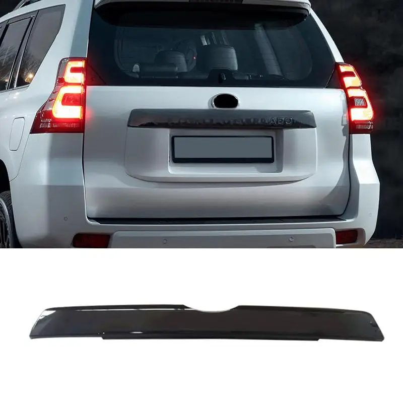 

Suitable for 2018-2023 LAND CRUISER PRADO150 tailgate replacement trim upgrade Black Knight exterior accessories