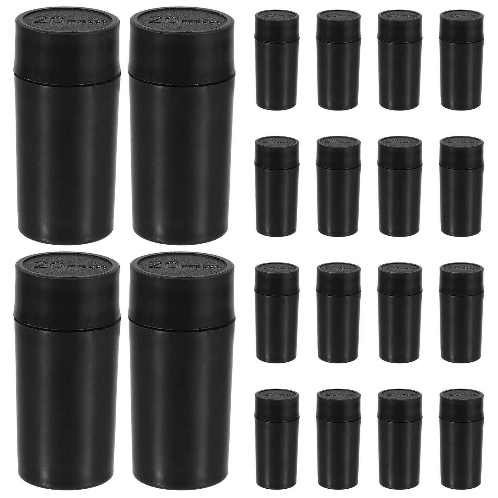 20Pcs Ink Rollers Smooth Fast Drying Replacement for Pricing Labeller 20Mm Rubber Ink Roller Printmaking Accessories