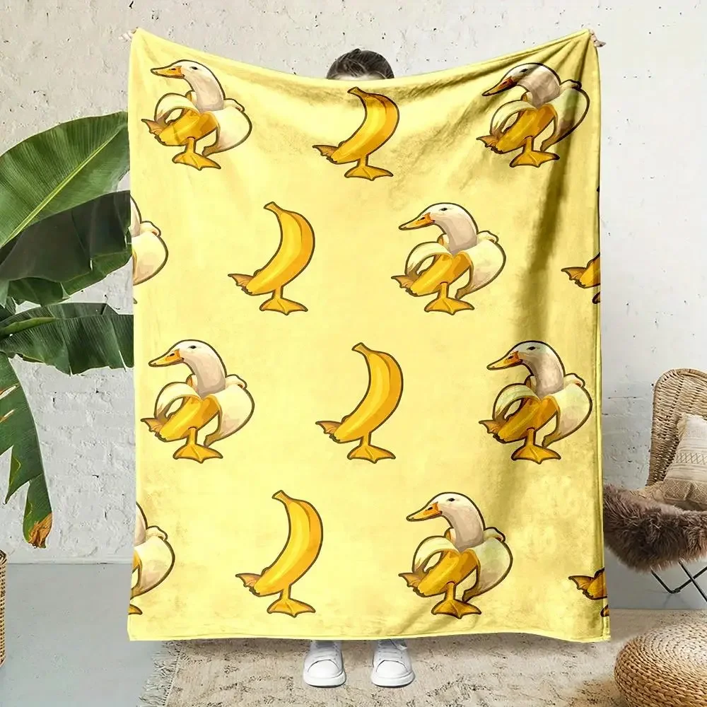 cobertor-de-flanela-com-estampa-de-pato-e-banana-para-todas-as-estacoes-ideal-para-sala-de-estar-escritorio-sofa-uso-em-viagens