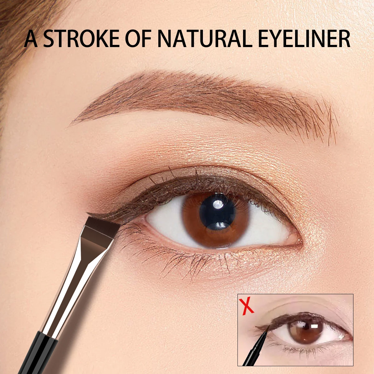 ชุดแปรงเขียนอายไลเนอร์ 3 ชิ้น - Makeup Beauty Ro บทวิจารณ์และราคา