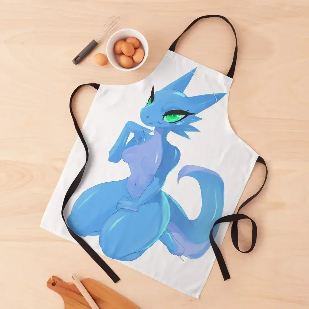 

Blue Kobold Apron Men'ss Salon for women halloween Home and kitchen products Apron