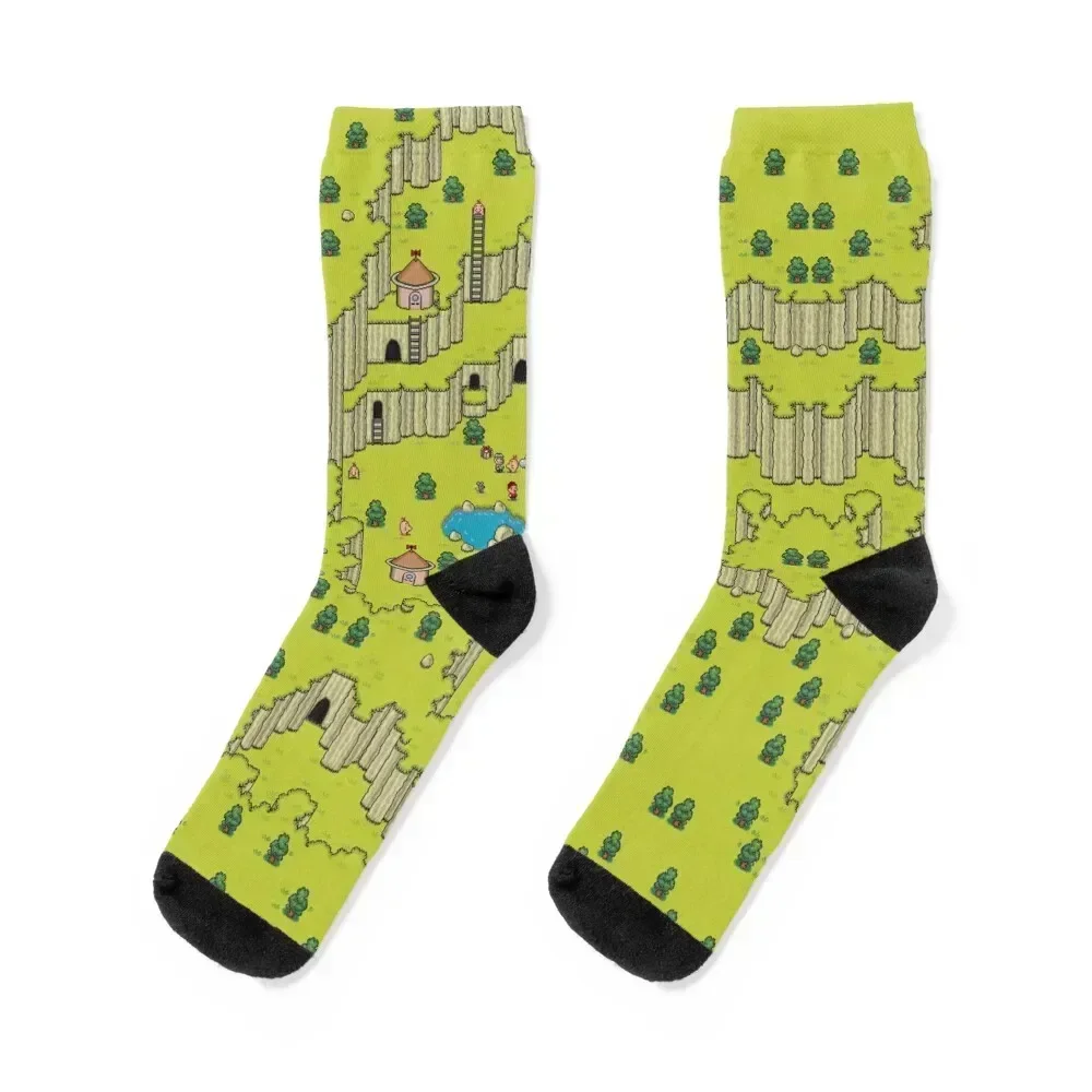 

Earthbound Saturn Valley Socks winter thermal Stockings christmas stocking essential Woman Socks Men's