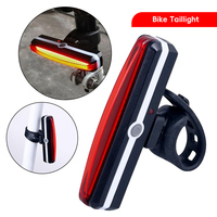 Bike Rear Light Highlight COB LED Tail Light Waterproof Bicycle USB Rechargeable Mountain Riding Cycling Tail Lamp Bicycle Parts