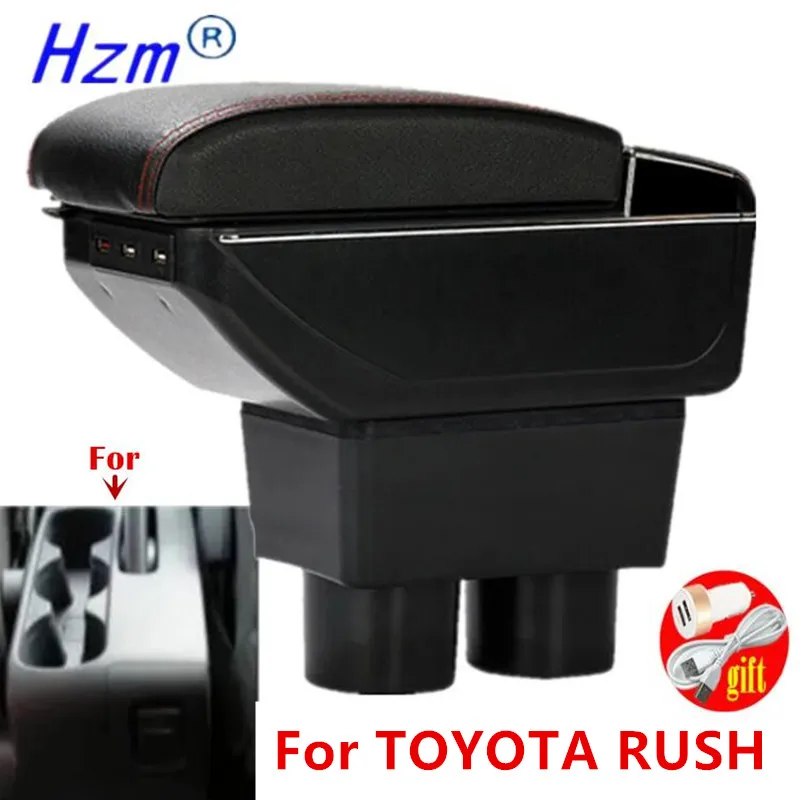 For TOYOTA RUSH Armrest Box For Toyota Avanza Rush Car Armrest Storage Box Interior Dedicated Retrofit Car Accessories