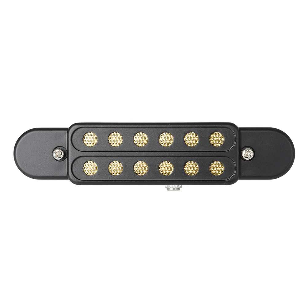 

Professional Acoustic Guitar Pickup Sound Hole Pickup Transducer Wire Amplifier Mini Black For Guitar Accessories Padded Clip