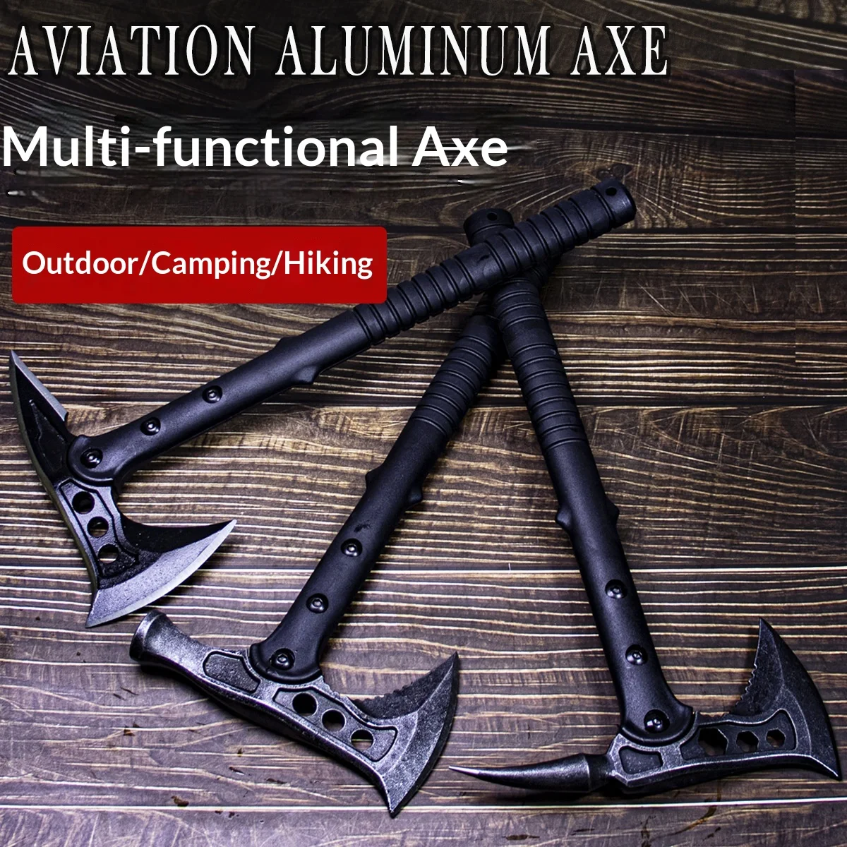 

Outdoor Tactical Axe Self-Defense Fire Axe Mountain Opening Hand Axe Multi-Functional Logging Axe for Wilderness Survival