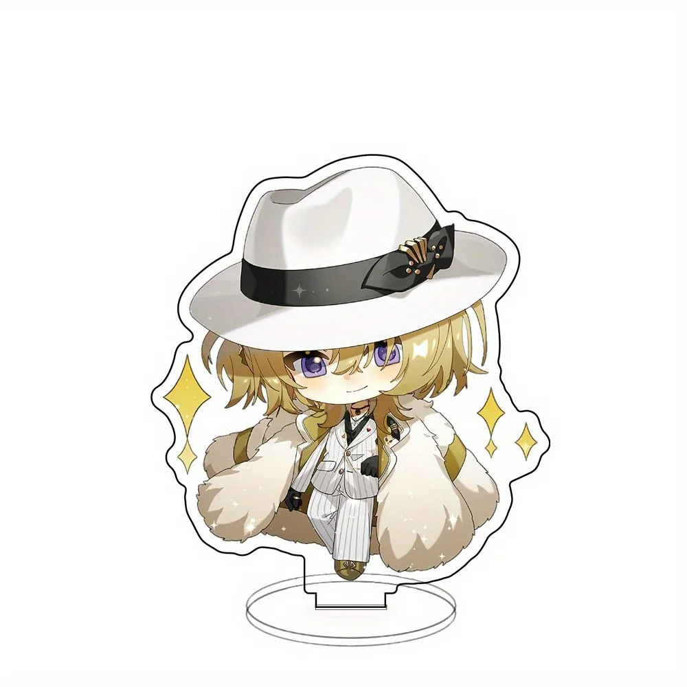 

10cm Hot Anime Nijisanji Rainbow Figures Acrylic Edition MYSTA Vox LUCA SHU IKE Cosplay Fashion Acrylic Stand Model Fans Gifts