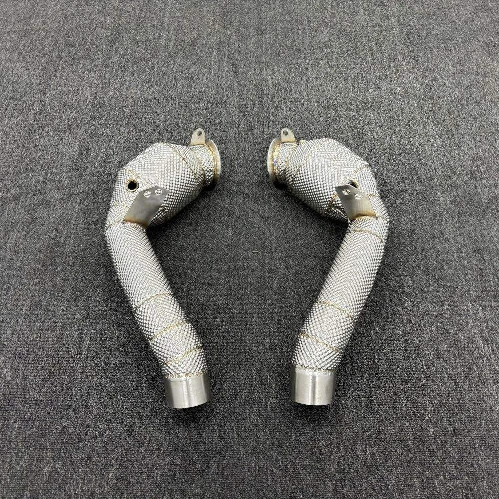 Geeignet für BMW M5 M6 F10 F15 4.4T 2012-2016 Hochleistungs-Downpipe zur Fahrzeugmodifikation, verbessert die Rennleistung und Leistung. – Detail 14