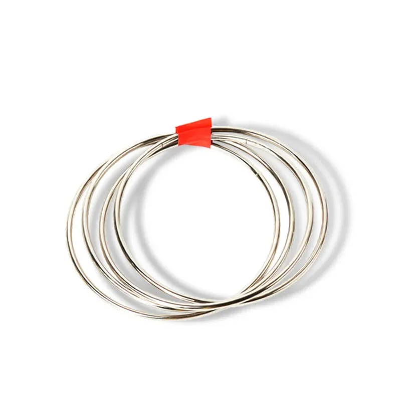 4pcs Magic Toy Metal Rings Classic Linking Iron Hoops Fun Magic Trick Playing Props Toys Tools Close-up Magic Tools Supplies