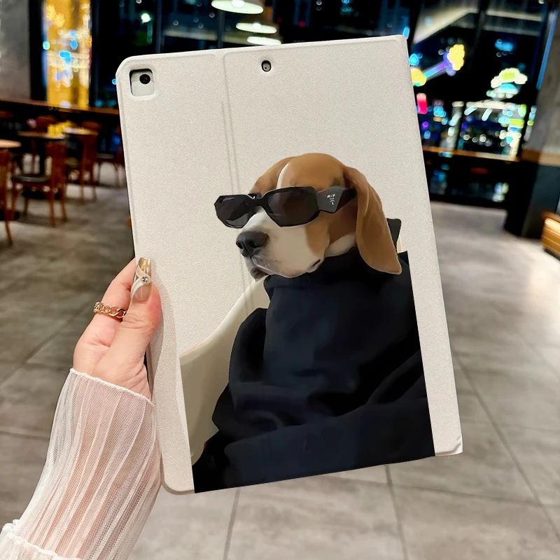 

COOL DOG cat pattern case for iPad pro 10/11-Inch 2020/6th/7th /8th /Air 3rd/Air 4th/9th gen/Air 5th Gen 2022/Air 11
