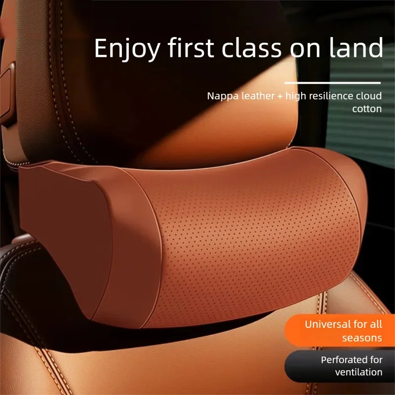 Universelles Auto-Kopfstützenkissen Weiches Flauschiges Komfortables 3D Ergonomisches Reise-Nackenkissen Nackenschutz CTZ06