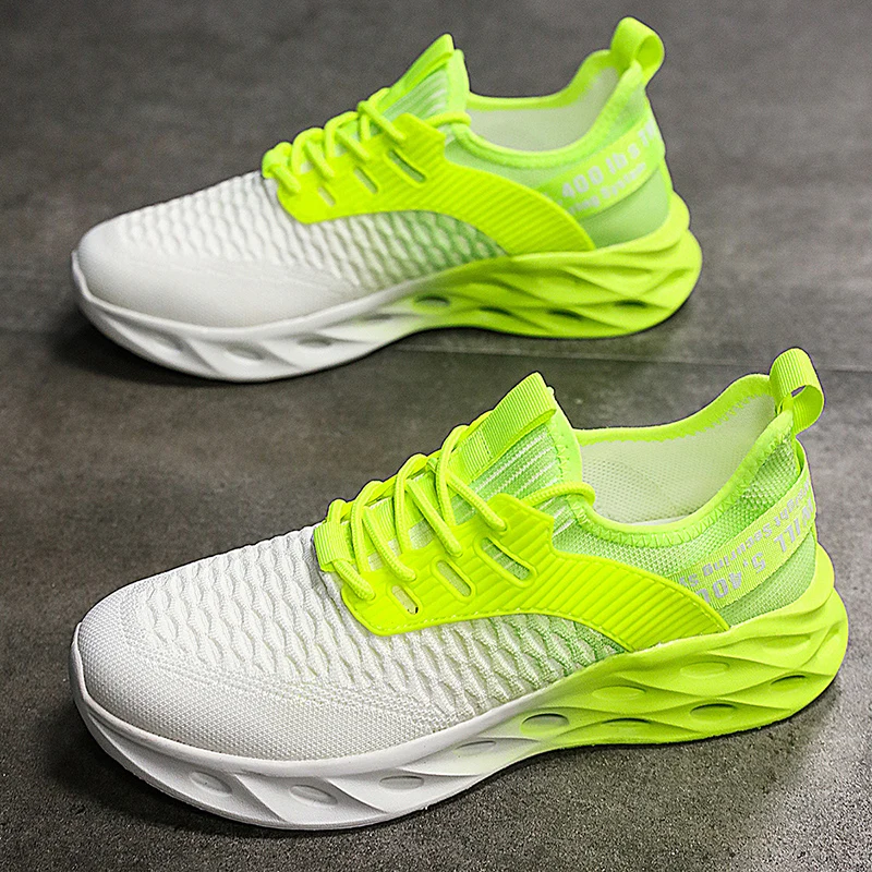 

YRZL уличная тренировочная обувь для мужчин, легкие дышащие повседневные кроссовки, нескользящая спортивная обувь для прогулок в тренажерном зале, уличная тренировочная обувь