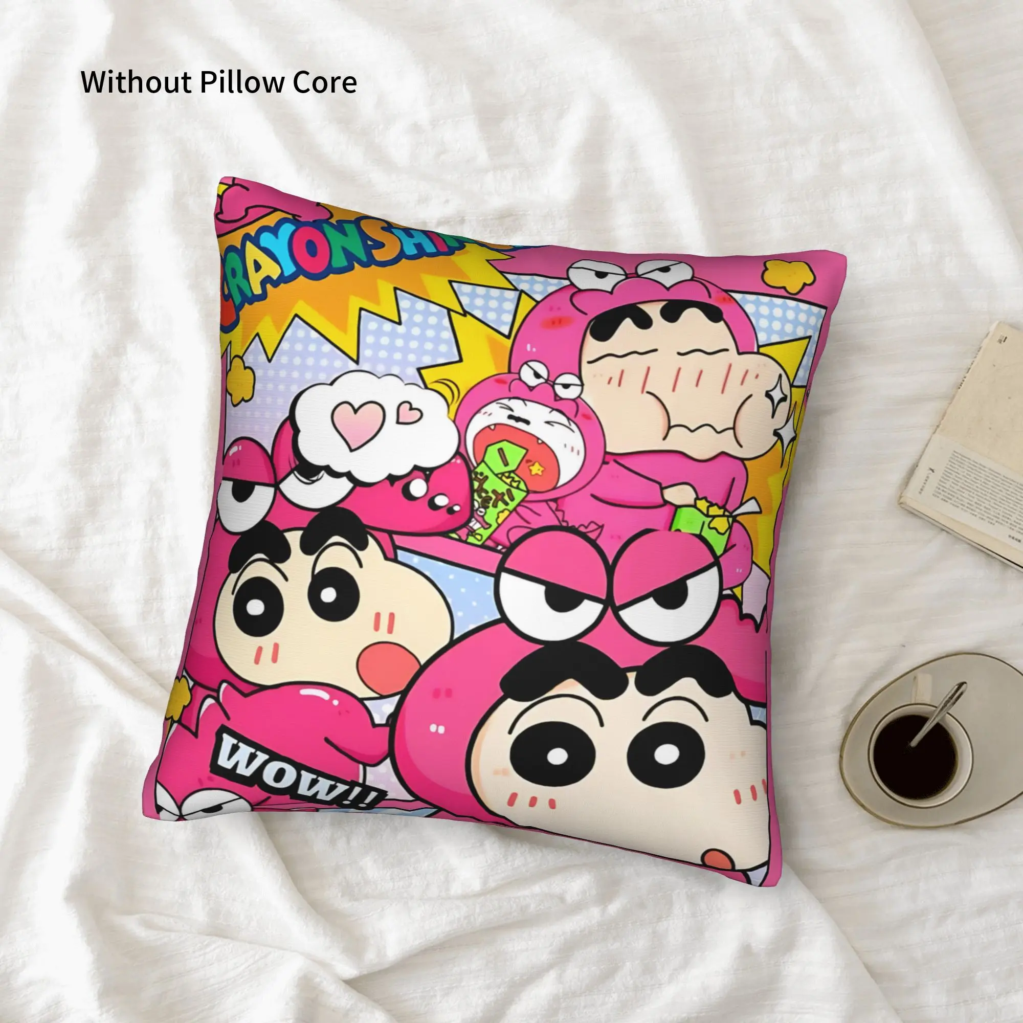 1PC Crayon S Shin chan Pillow Case Home Decor Items Double-Sided Printing  Sofa Cushion Bedroom Bedside Pillow
