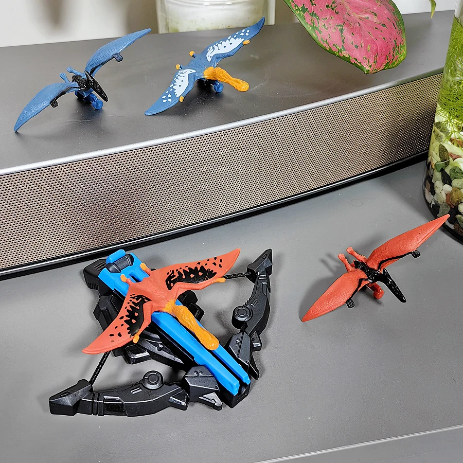 Dinosaur Launch Bow Toy Dinosaur Launch Teaching Simple Shooting Toy Battle Launch Plane