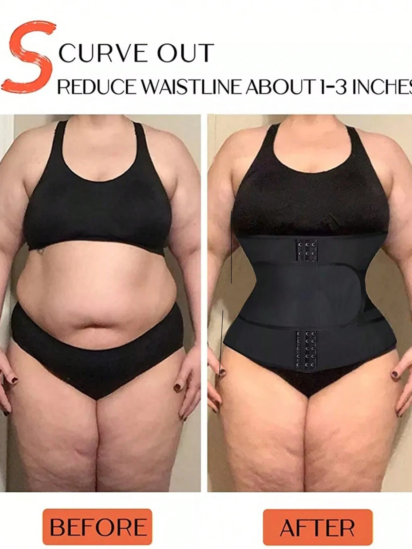 A Women's Waist Trainer Corset with Buckles – Slimming, Tight-Fitting, and Suitable for Sports