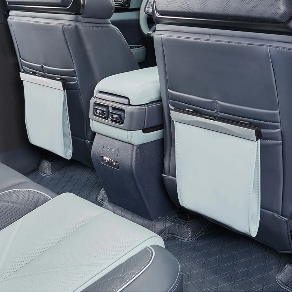 

Для BYD Leopard 5, магнитный кожаный мешок для мусора, принадлежности для модификации интерьера, специальная задняя подвесная сумка для хранения на спине