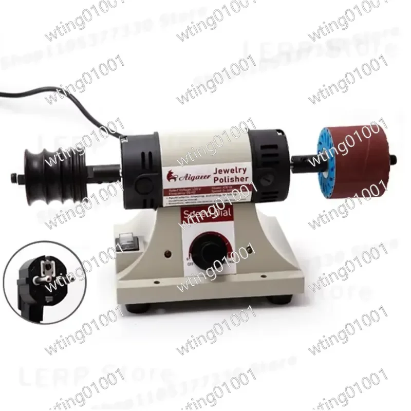 for AC 220V Mini Desktop Leather Edge Polishing Machine Manual Sanding Tool for Vegetable Tanned Leather Craft Smoothing