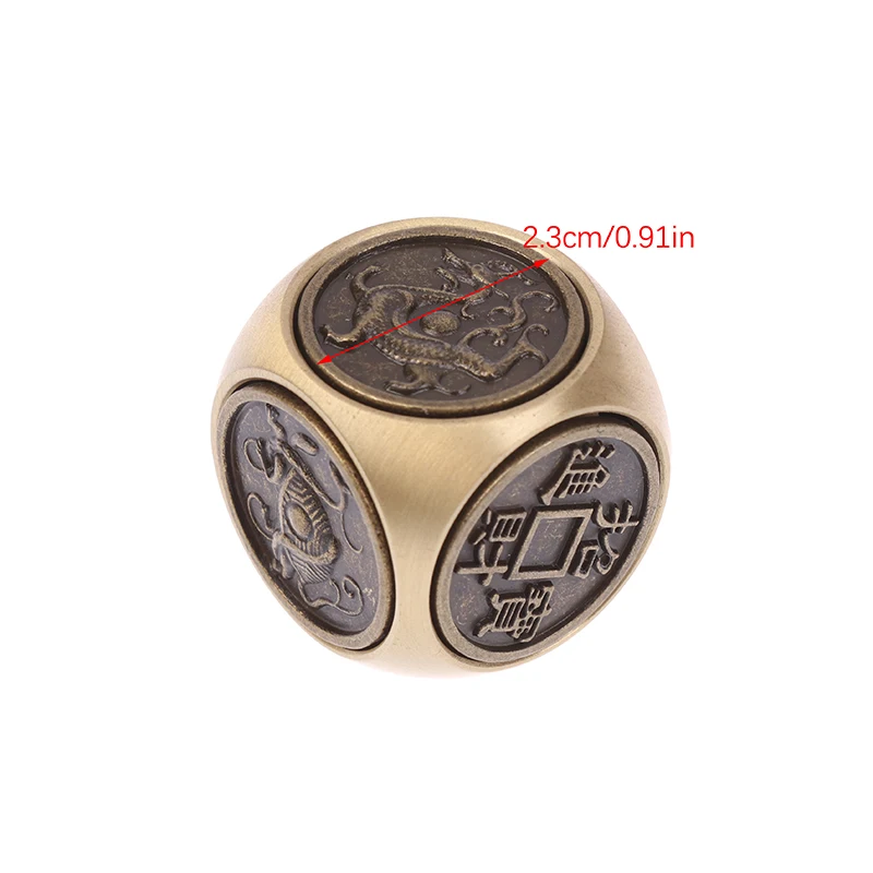 Vier Mythische Beesten Zes Gezichten Geluk Geld Fidget Spinner Stress Decompressie Kubus Voor Volwassen Antistress Speelgoed