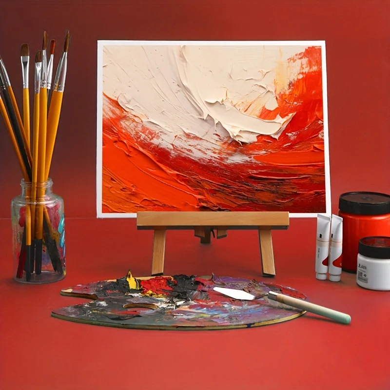 24 Packungen 7 x 9 Zoll Leinwandplatten für Malerei, Großpackung, leere weiße Leinwandplatten für Acryl, Gouache, Öl, Malerei für Erwachsene, S – Detail 7