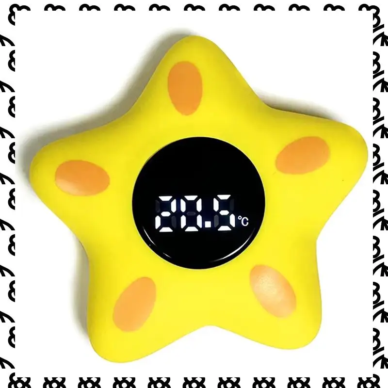 

Датчик температуры воды A07I, желтая пентаграмма, электронный, водонепроницаемый IP67, быстрый и точный измерительный прибор для детской ванны