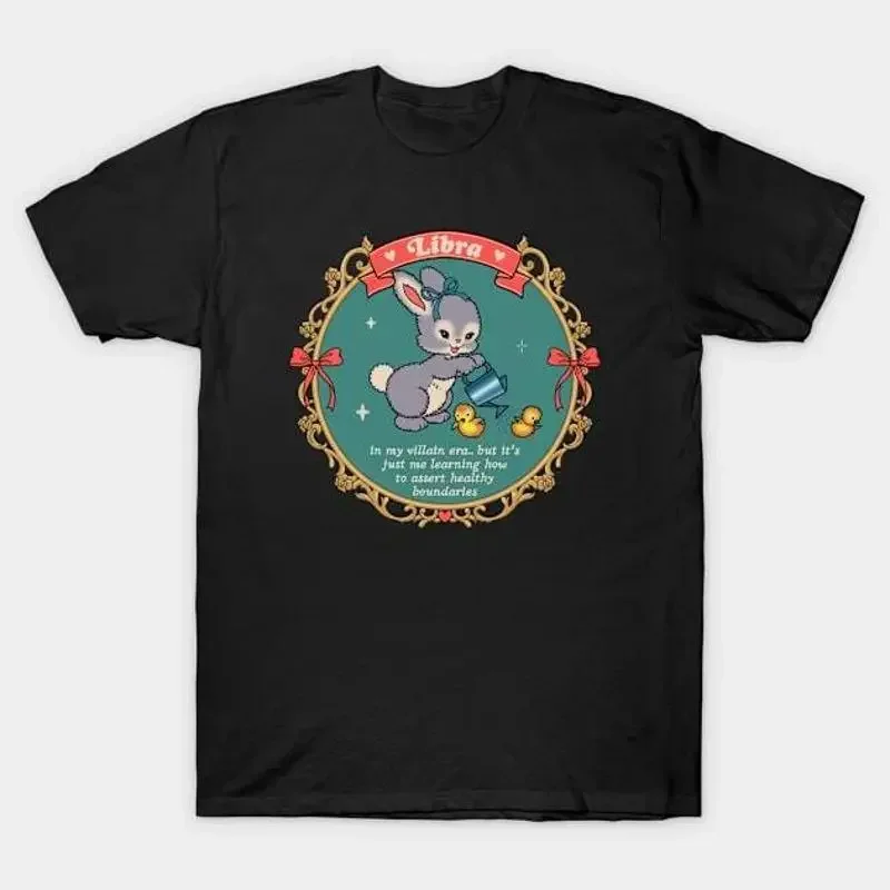 libra vintage coquette bunny T Shirt S 5XL Fast Shipping