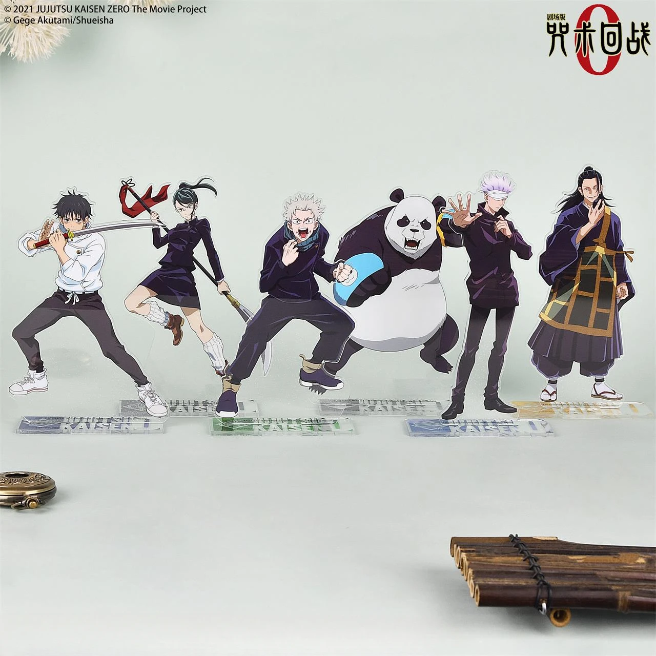 

Anime Jujutsu Kaisen Satoru Gojo Panda Inumaki Toge Okkotsu Yuta Zenin Maki Cosplay Acrylic Standing Sign Xmas Birthday Gift