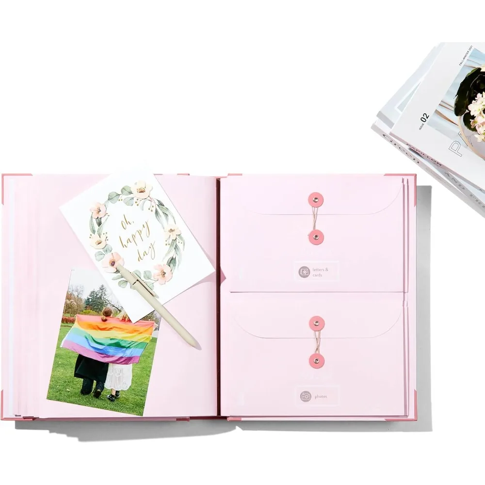 Premium Document Organizer 2025 Edition with Acid-Free Cloth-Bound Design and Expandable Pockets for Home Filing