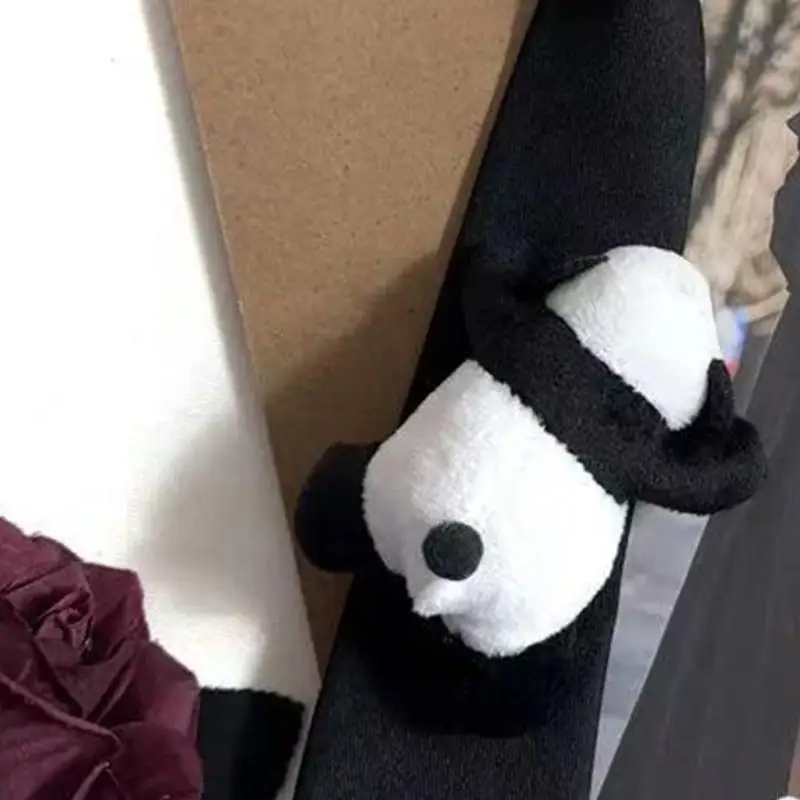 L5YA Verfijnde stropdas Universals Elegante stropdas Modieuze stropdas met pandapatroon