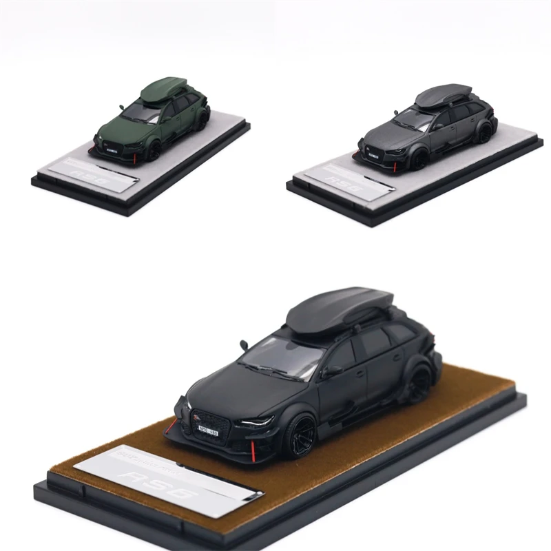 치디안 모델 1:64 RS6 아반트 (C7) DTM 존 올슨 리미티드199 레진 수집가용 차량 모델카