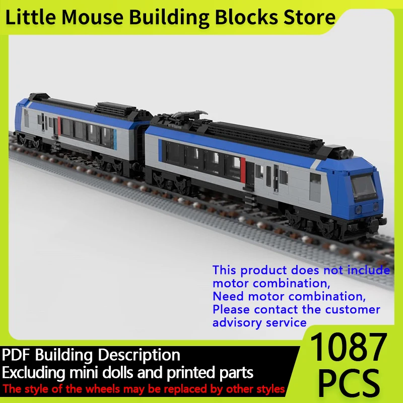 

City Car Model MOC Building Bricks French Automotrice Z Class Modular Technology Gifts Holiday Assemble Children Toys Suit