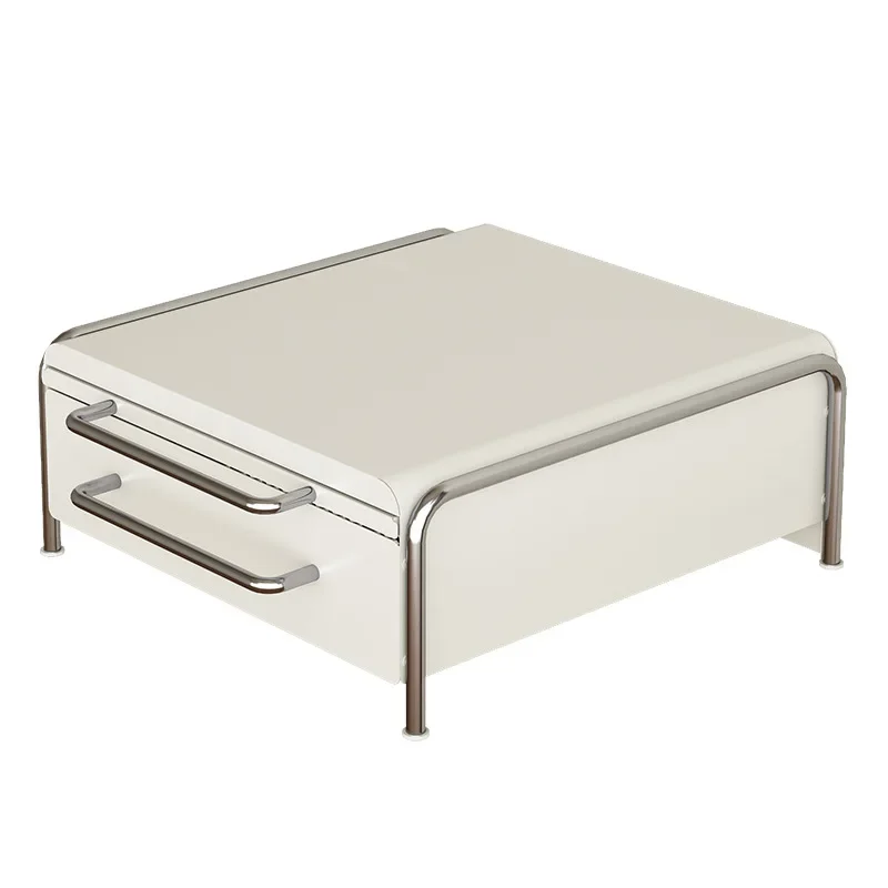 a5+ white coffee capsule storage box with pull-out plate coffee machine storage rack