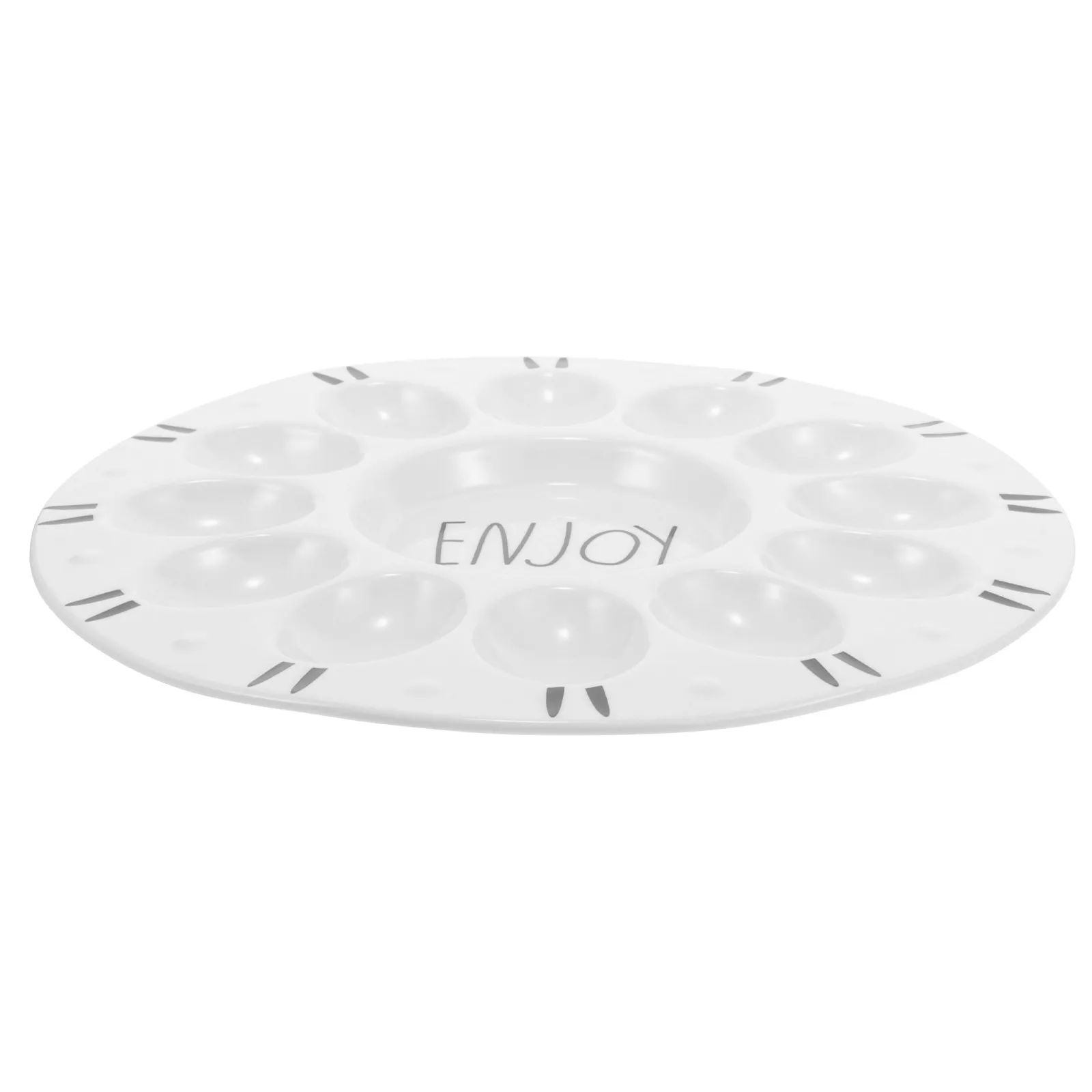 

Керамическое блюдо для подачи яиц по-девилски, поднос для кейтеринга, держатель для яиц, тарелка для вечеринок