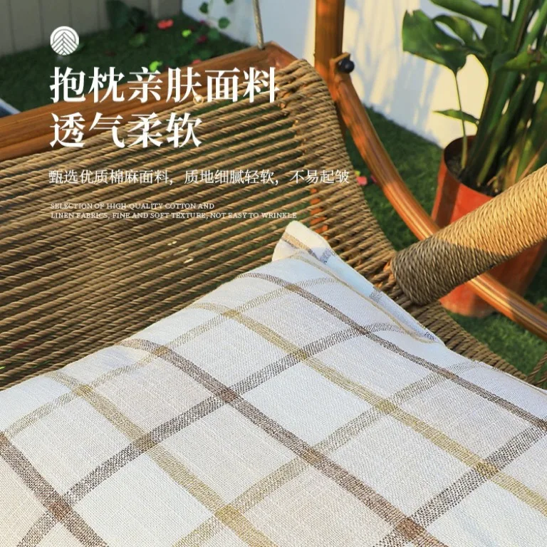 Outdoor swing family outdoor double hammock indoor Internet celebrity garden swing chair balcony household swing chair