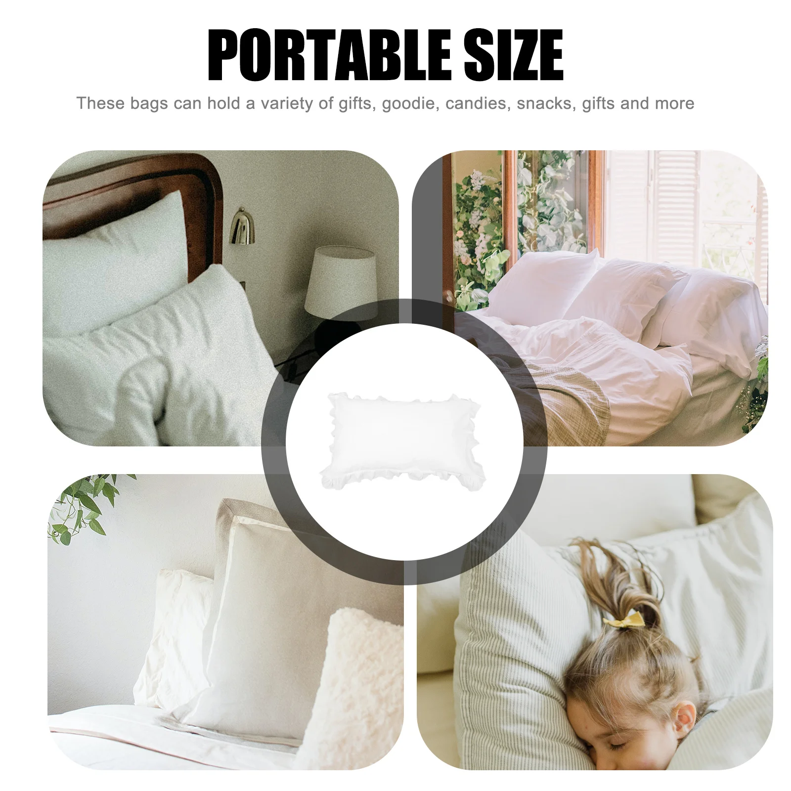 

1 Pillowcases White Lace Edge Bedding Pillow Covers Soft Comfortable Washable Home Hotel Decorative Cushion Cover