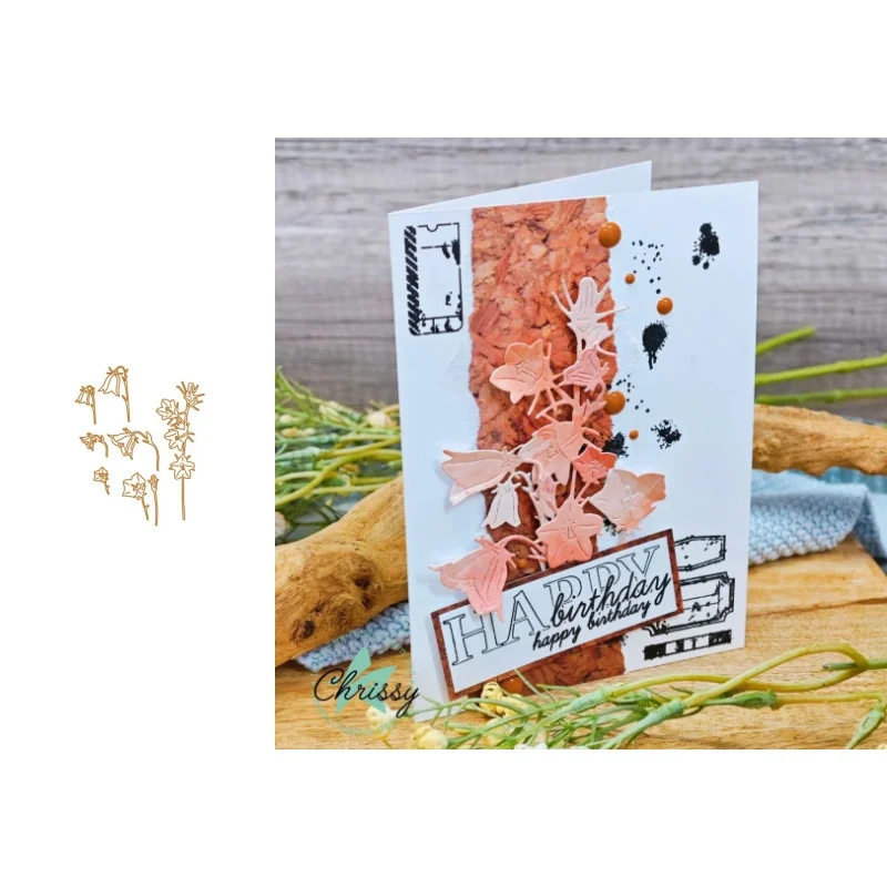 Neues Produkt Vorverkauf Box Eltern-Kind Stanzformen und Stempel DIY Scrapbook Album Dekoration Geprägtes Papierkarten-Set