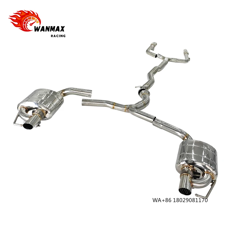 

Sport Exhaust Valvetronic Catback for -C43 W205 2015-2023 3.0 2-Door Vehicles Exhaust Pipes