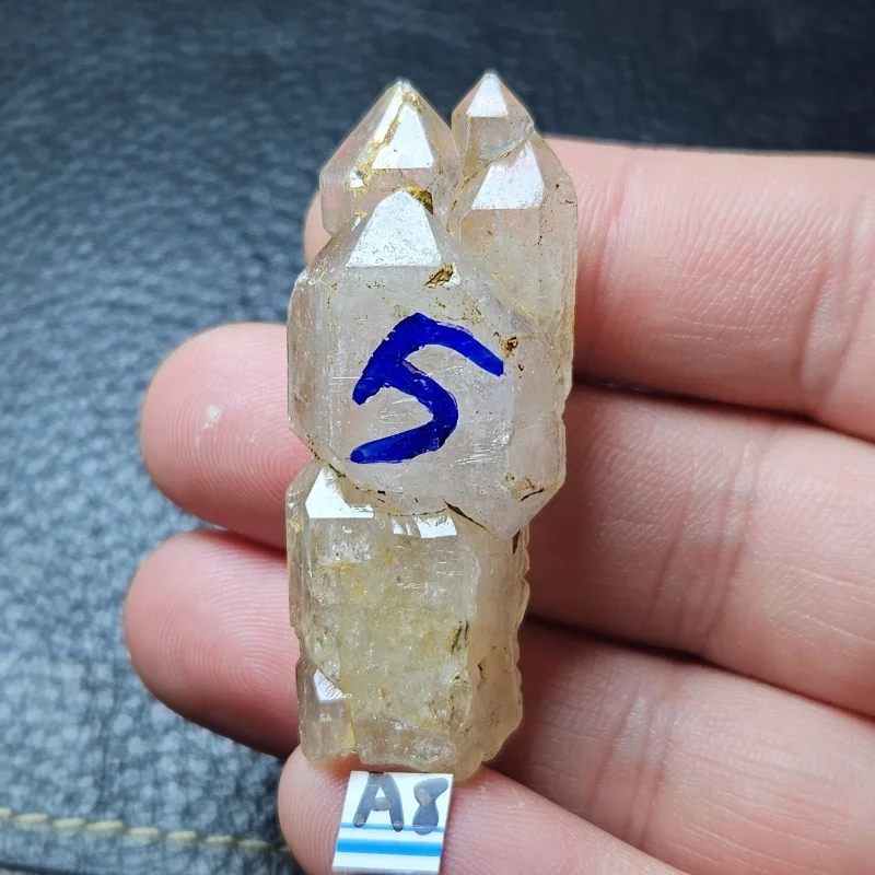 Natural Herkimer Diamond Mineral  Raw Stone Crystal Reiki Healing Meditation Chakra Witchcraft Supplies Halloween Decoration