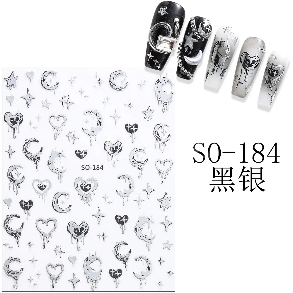 10pcs 3D Nail Art Stickers DIY Manicures wholesale